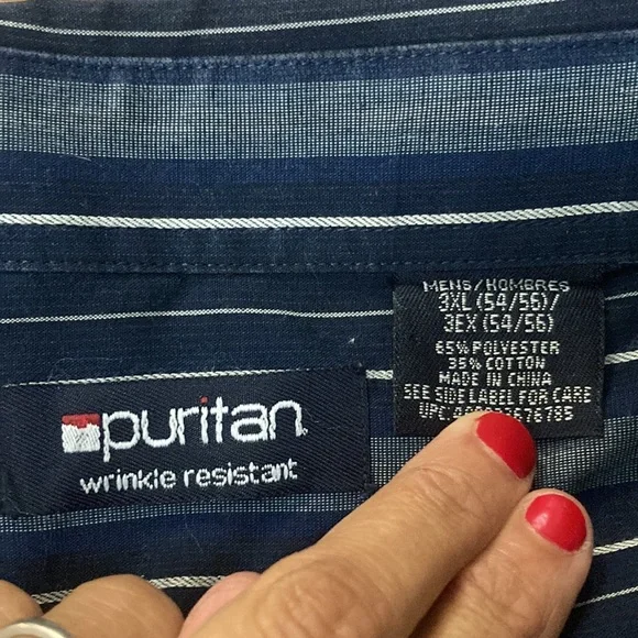 Two EUC Puritan Wrinkle Resistant Button Down Shirts - Picture 7 of 8
